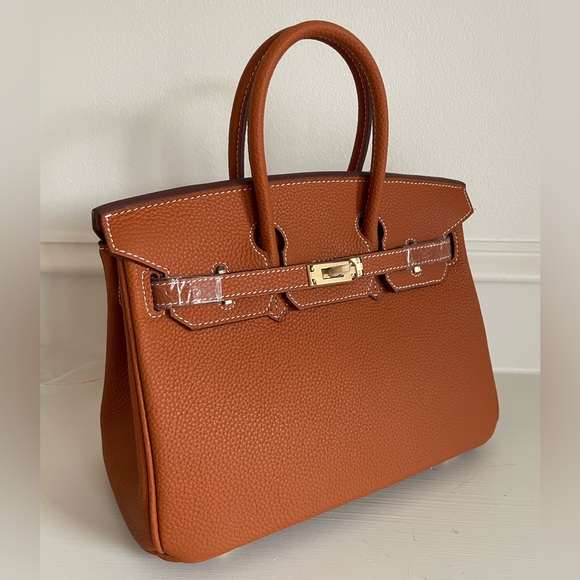 Grand Classic Top Handle Satchel - Golden Brown - Picture 3 of 11